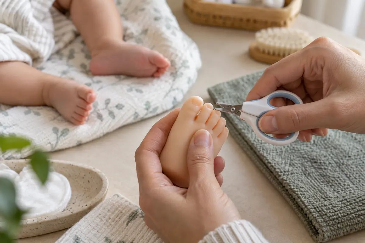 Imagem editorial sobre podologia infantil