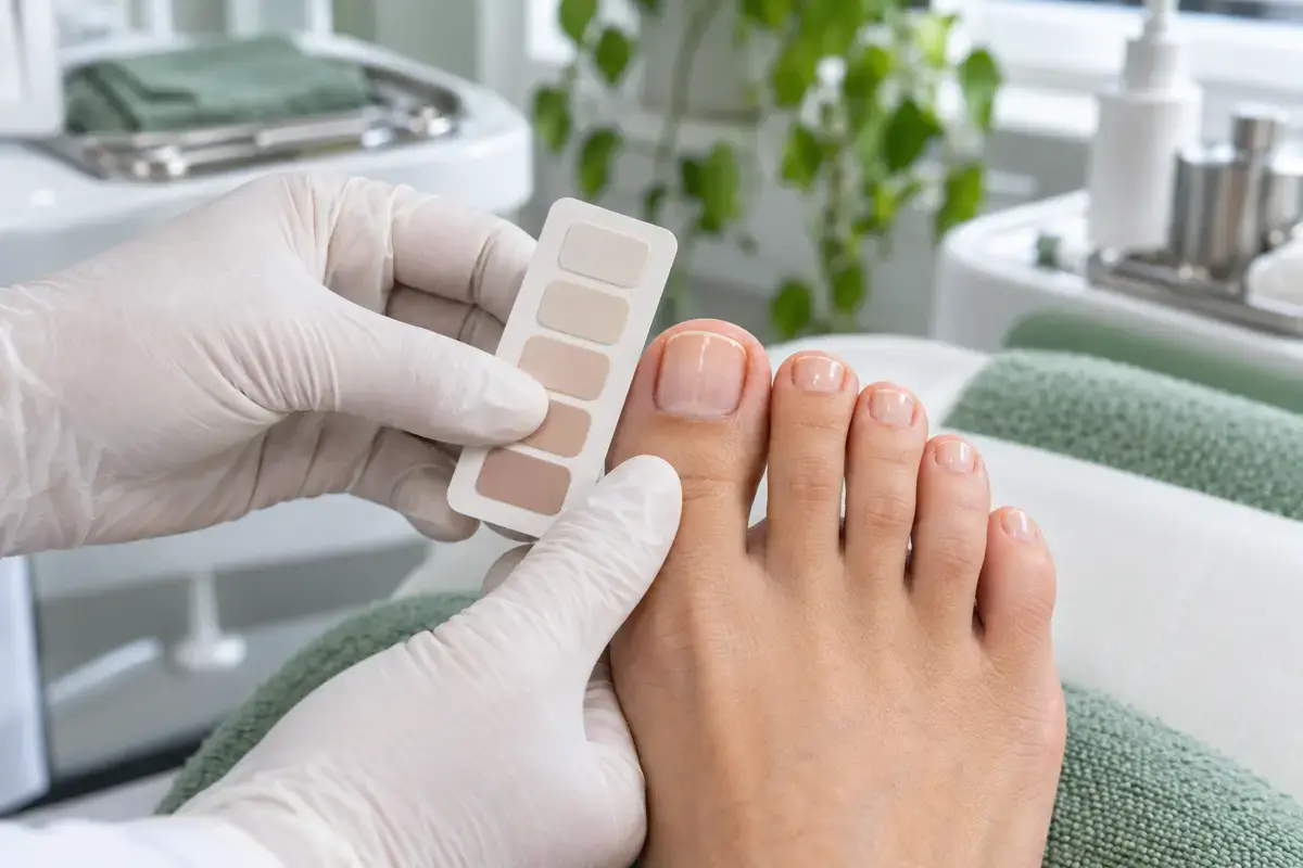 Imagem editorial sobre alterações nas unhas